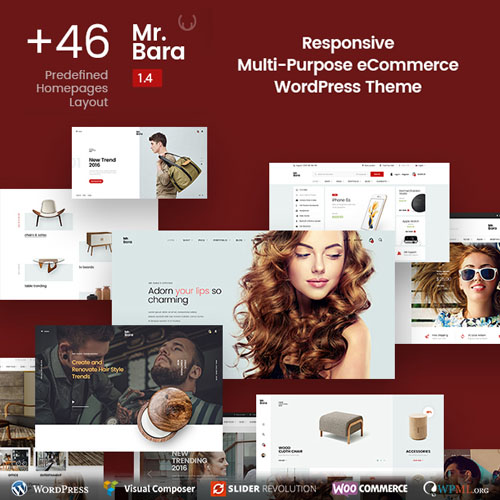 Mr.Bara – Responsive Multi-Purpose eCommerce WordPress Theme
