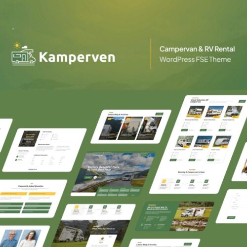 Kamperven – Campervan & RV Rental Gutenverse FSE WordPress Theme