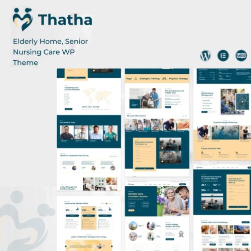 Thatha – Elderly Home & Senior Nursing Care WordPress Theme