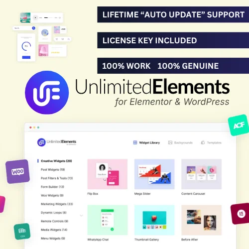 Unlimited Elements Pro For Elementor Plugin