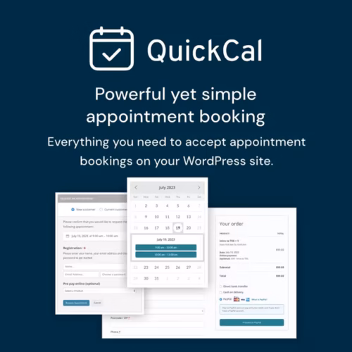 QuickCal - Appointment Booking Calendar for WordPress