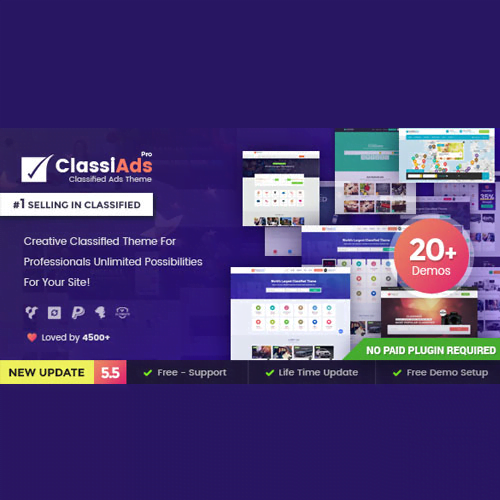 Classiads – Classified Ads WordPress Theme