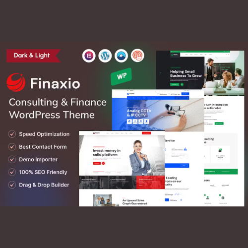 Finaxio - Consulting & Finance WordPress Theme