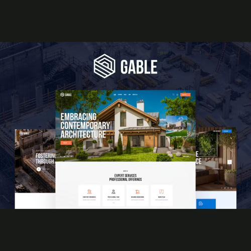 Gable - Construction & Building WordPress Theme