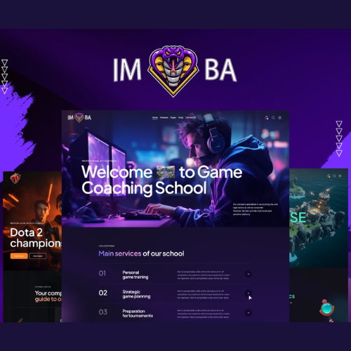 Imba — Esports & Gaming Coaching WordPress Theme