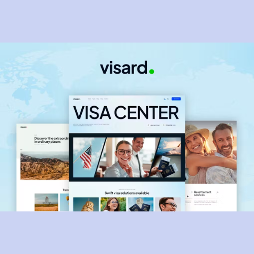 Visard - Immigration Visa Center & Travel Agency WordPress Theme