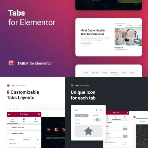 Taber – Tabs for Elementor