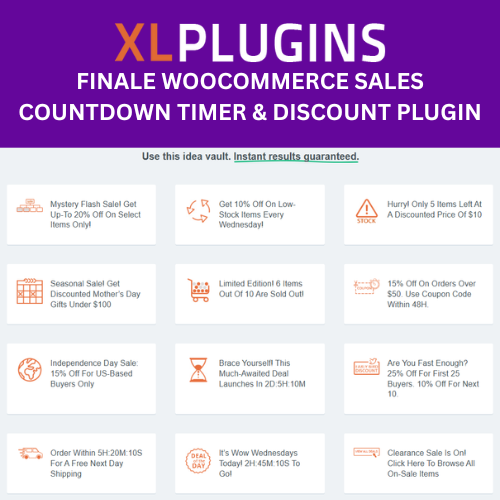 Finale WooCommerce Sales Countdown Timer & Discount Plugin