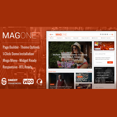 MagOne - News Magazine WordPress Theme