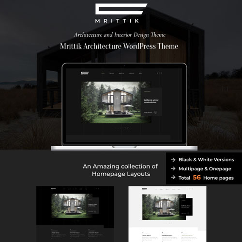 Mrittik – Architecture Interior Design Theme