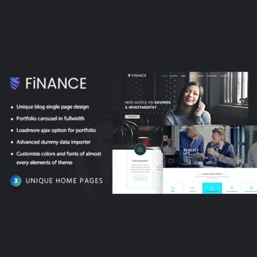 Finance Consultant – Consulting WordPress Theme