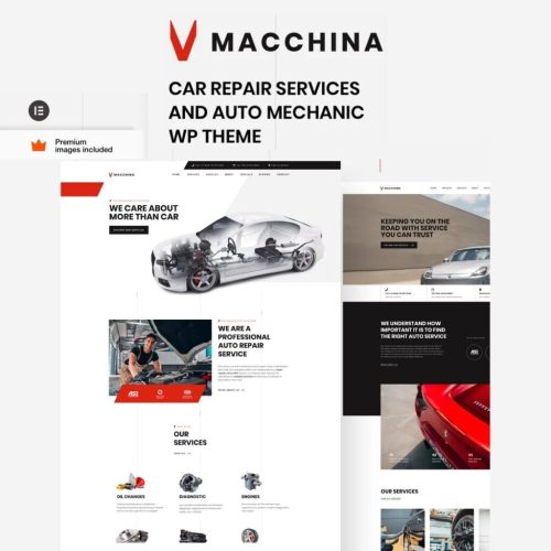 Macchina – Auto Repair WordPress Theme