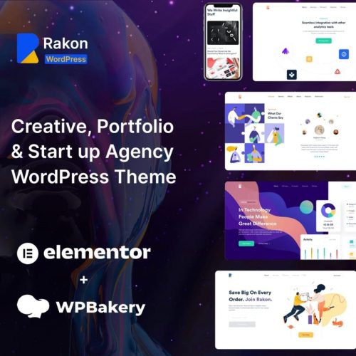 Rakon – Creative Multi-Purpose WordPress Theme