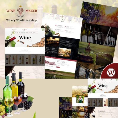 Wine Maker – Winery WordPress Shop
