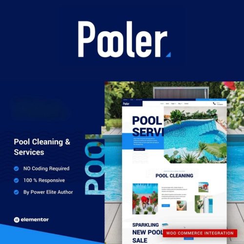 Pooler – Swimming Pool Cleaning Services WordPress Theme