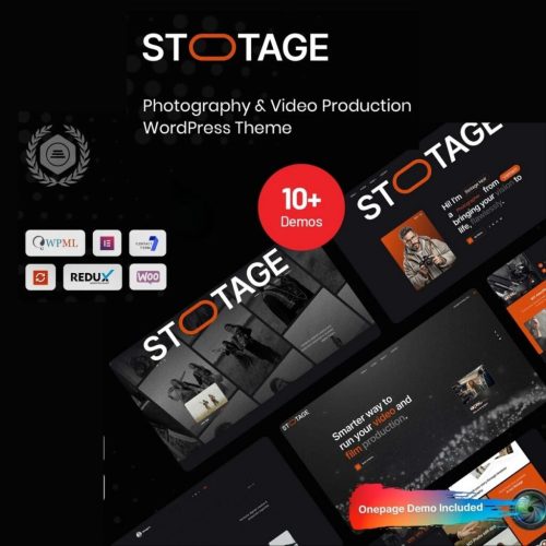 Stotage – Photography & Video Production WordPress Theme