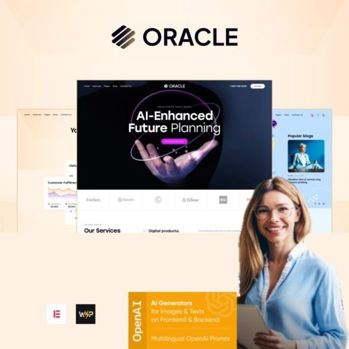 Oracle – AI Projection & Data Science Analytics WordPress Theme