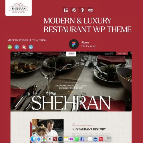 Shehran – Restaurant WordPress Theme