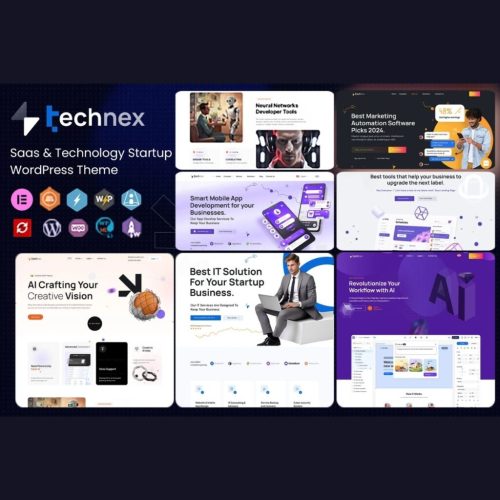 Technex – Elementor Technology & Software WordPress Theme
