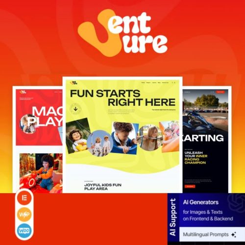 Venture – Karting, Theme Park & Carousel WordPress Theme