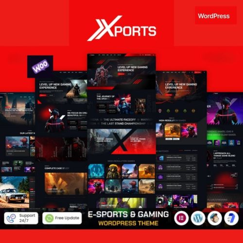 Xports – eSports and Gaming WordPress Theme