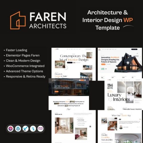 Faren – Architecture and Interior Design WordPress Theme