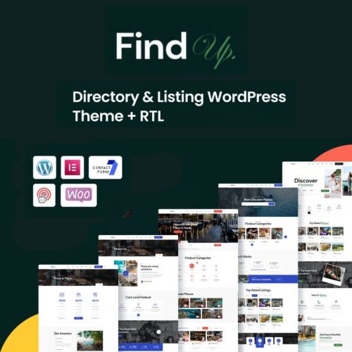 Findup – Directory & Listing WordPress Theme + RTL