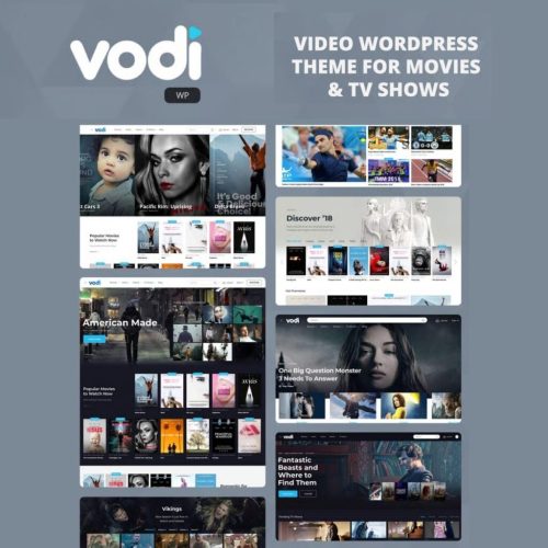 Vodi – Video WordPress Theme for Movies & TV Shows