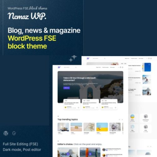 Ncmaz – News Magazine FSE WordPress Block Theme