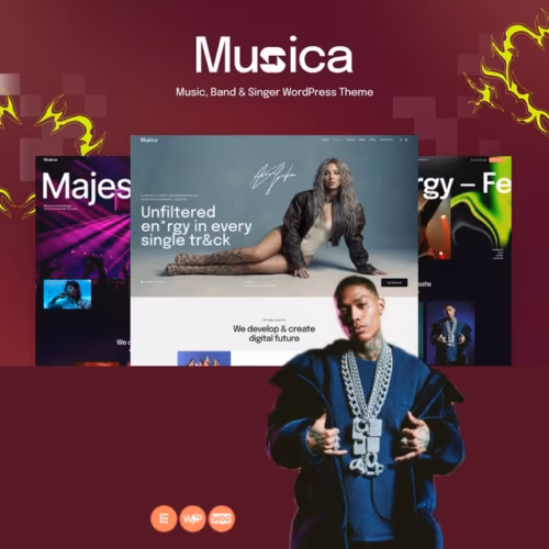 Muzica - Music, Band & Singer WordPress Theme